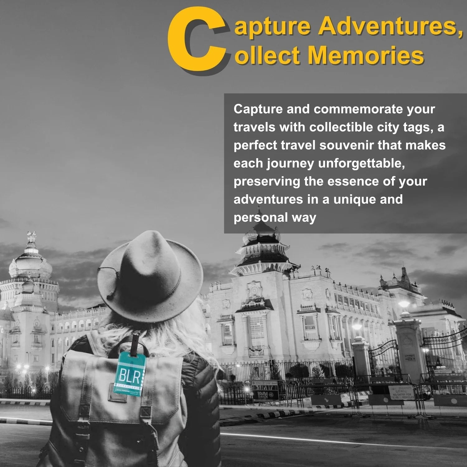 Smart Bag Security Tag - Bengaluru (BLR)  [Pack 2]